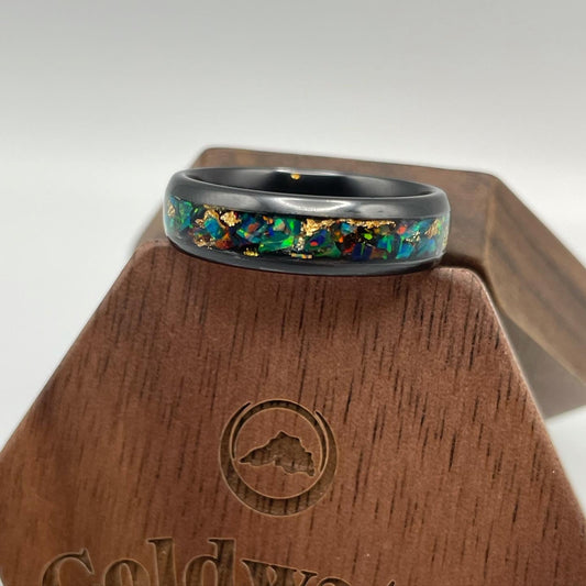 Opal & Gold Foil Ring (WS)