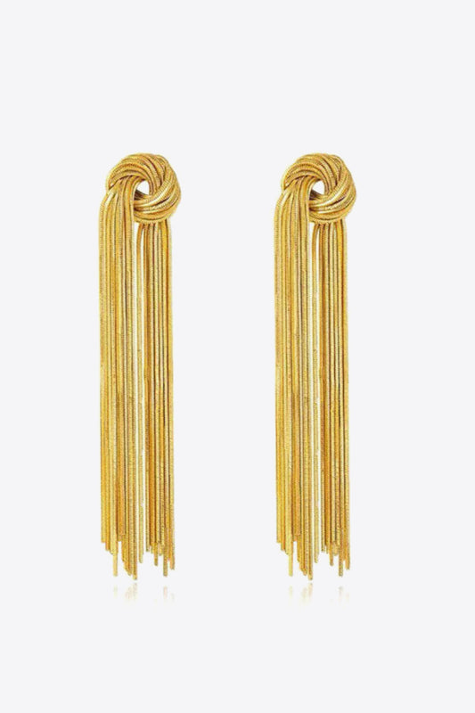 Gold Plated Fringe Earrings
