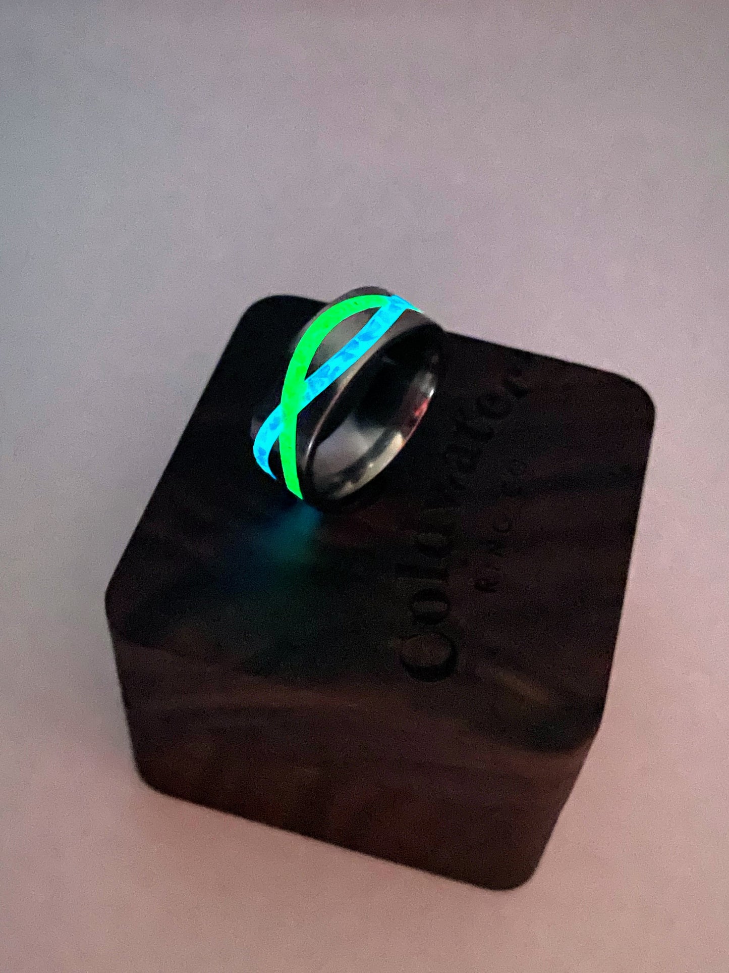 Double Helix Glow Ring